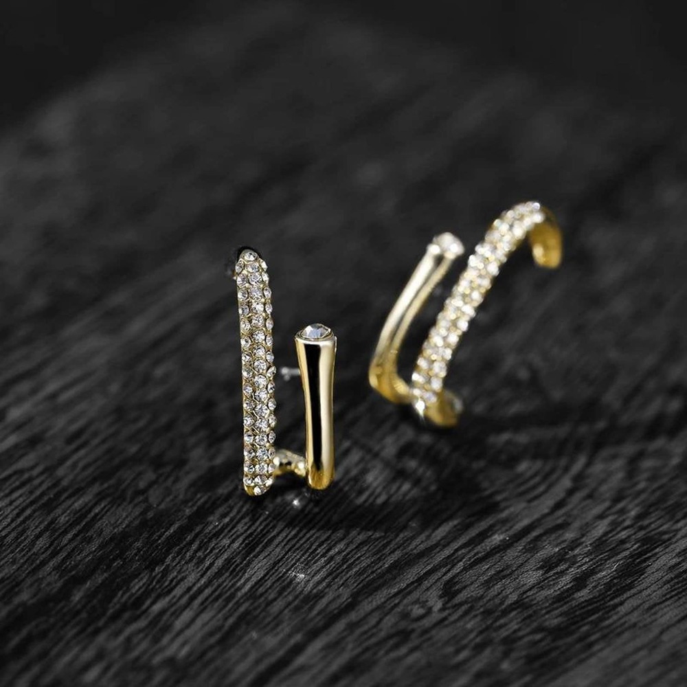 18K Gold Plated Stud Earrings